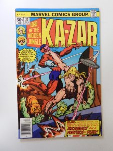 Ka-Zar #20 (1977) VF+ condition