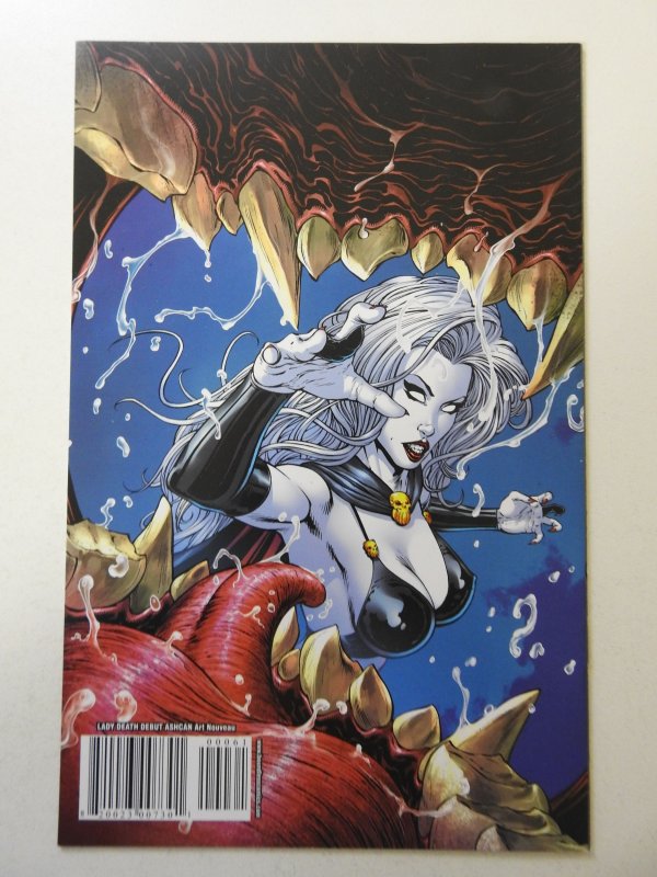Lady Death Boundless Debut Ashcan VF+ Condition! Signed no COA