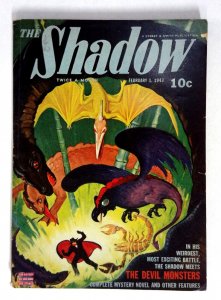 Shadow Feb 1 1943 VG Pulp Magazine