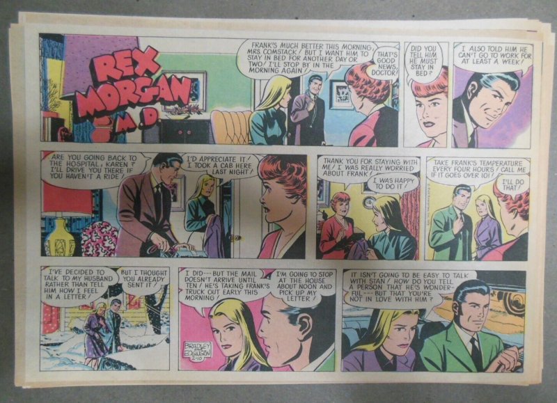 (52) Rex Morgan MD Sunday Pages by Bradley & Edgington 1974 Complete Year !