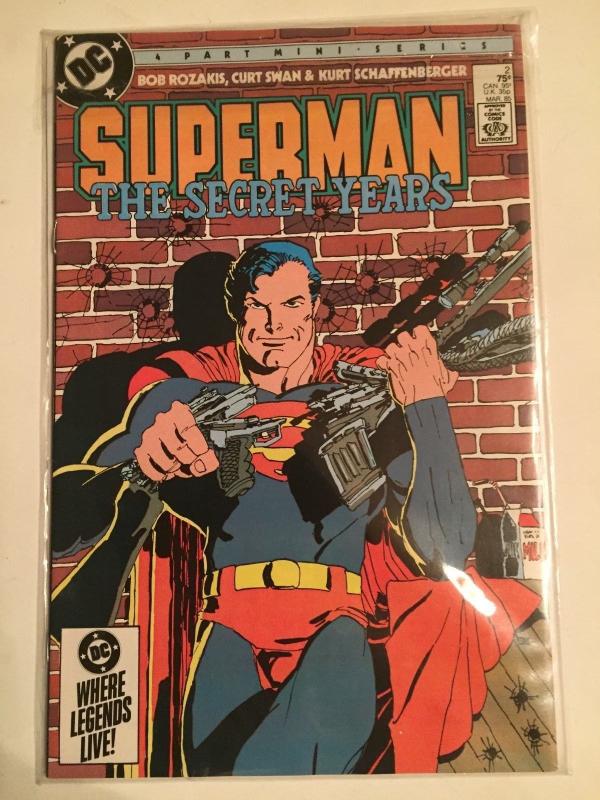  SUPERMAN THE SECRET YEARS  V1 #'s 1 THRU 4  1985  NM