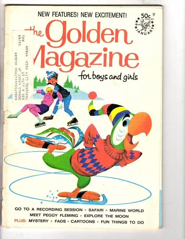 4 Golden Magazines Dec. 1965 Oct. 1966 January 1969 March 1969 Activity DK1