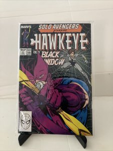 Solo Avengers Hawkeye #7 Layton Black Widow Knight 1st Print Marvel