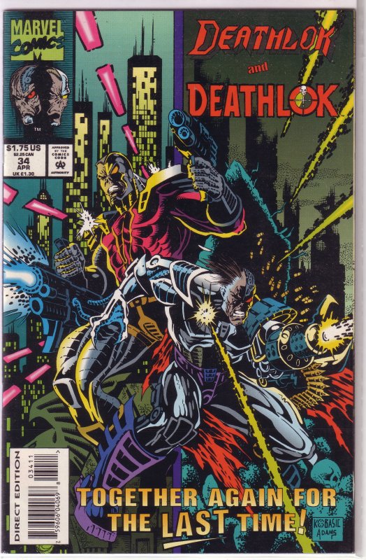 Deathlok (vol. 2, 1991) #34 VF (Cyberstrike 4) Wright/Kobasic/Anthony Williams