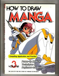 How To Draw Manga Vol. # 3 Compiling Application & Practice Book Japan Pub J110