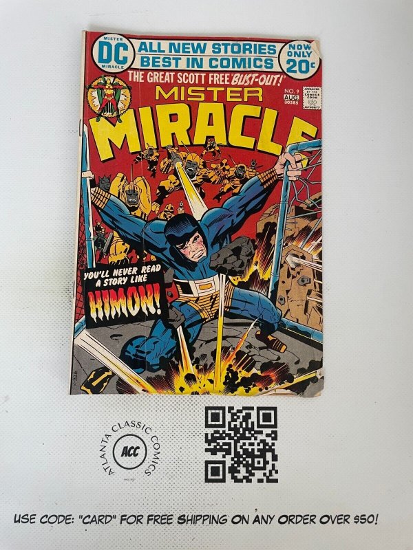 Mister Miracle # 9 VG- DC Comic Book Jack Kirby Fourth World Dr. Bedlam 8 J225