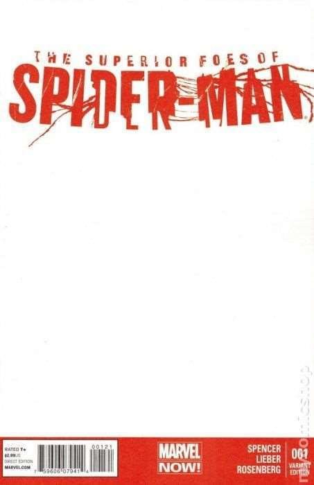 Superior Foes of Spider-Man, The #1 (Blank) VF/NM ; Marvel | Nick Spencer