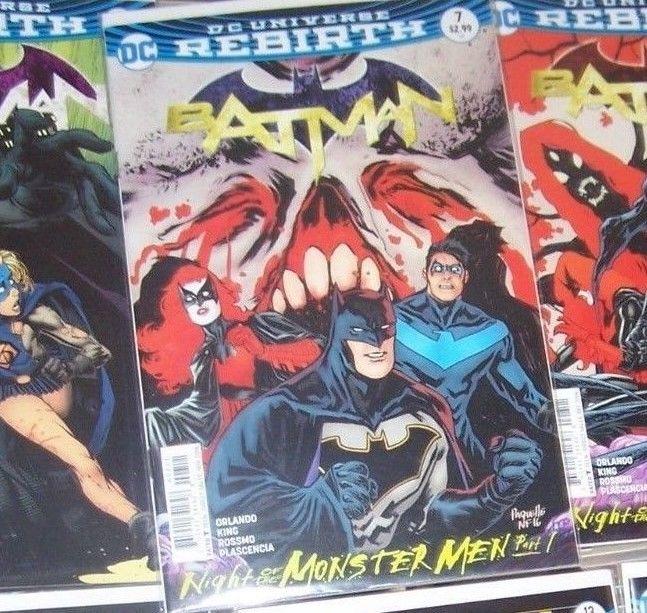 Batman # 7 2017 DC UNIVERSE REBIRTH  night of the monster men pt 1 nightwing