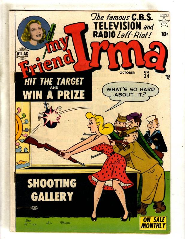 My Friend Irma # 24 FN Atlas (Marvel) Comic Book CBS TV Radio Teenage Humor JL2