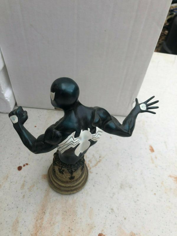 Spider-man Black Symbiote Classic Marvel Bust Statue Venom 2007 Bowen Designs 