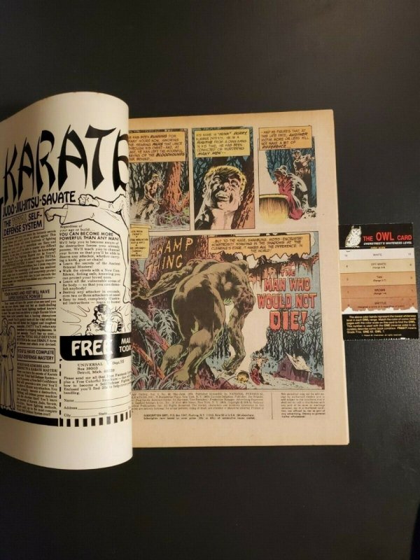 Swamp Thing #10 (1974) VF+ 8.5 Classic Bernie Wrightson art|