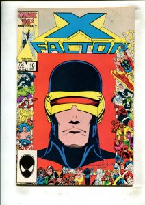 X-FACTOR #10 (8.0) FALLING ANGEL!! 1986