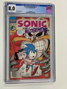 Sonic the hedgehog 1 CGC 8.0 WP Archie 1993
