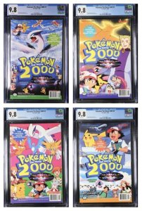 ALL CGC 9.8 Pokemon The Movie 2000 1-4 SET NEWSSTAND Viz Comics Animation 2 3