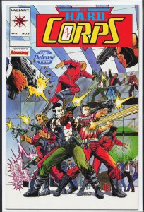 The H.A.R.D. Corps #5 Variant Cover (1993) Bloodshot