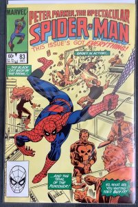 The Spectacular Spider-Man #83 (1983, Marvel) Punisher Origin Retold NM+