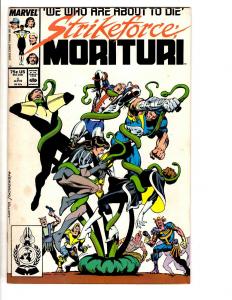 Lot Of 13 Strikeforce Morituri Marvel Comics # 1 2 3 4 5 6 7 8 9 10 11 12 13 RJ1