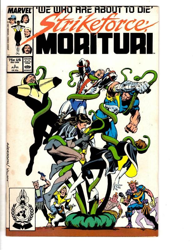 Lot Of 13 Strikeforce Morituri Marvel Comics # 1 2 3 4 5 6 7 8 9 10 11 12 13 RJ1