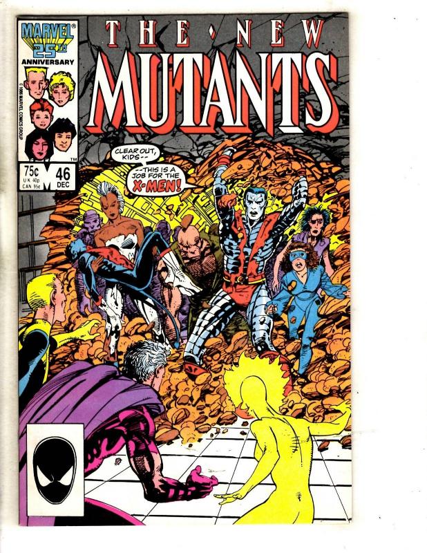 Lot Of 10 New Mutants Marvel Comic Books # 37 38 39 40 41 42 43 44 45 46 RJ9