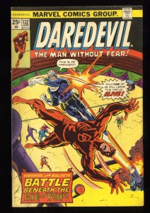Daredevil #132 VG/FN 5.0 2nd Bullseye!