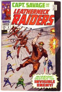 Captain Savage and His Leatherneck Raiders #5 (Aug-68) FN/VF Mid-High-Grade C...