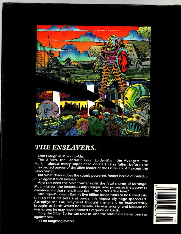 Silver Surfer: The Enslavers HC - 1st Print - 1990 - VF/NM 