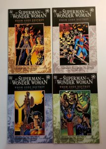 SUPERMAN WONDER WOMAN WHOM GODS DESTROY #1-4 COMPLETE SET PRESTIGE FORMAT 