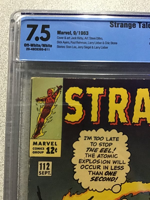 Strange Tales #112 (1963) CBCS 7.5, Rare Key Book!