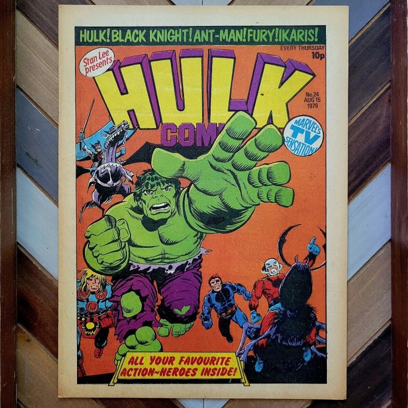 Hulk Comic #24 VF/NM (Marvel UK Edition 1979) Ft ANT-MAN, NICK FURY High Grade