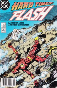 Flash (2nd Series) #17 (Newsstand) FN ; DC | William Messner-Loebs George Perez