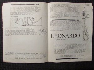 1982 LEONARDO (DA VINCI) Your Voice Fanzine #1 G/VG 3.0 4pgs