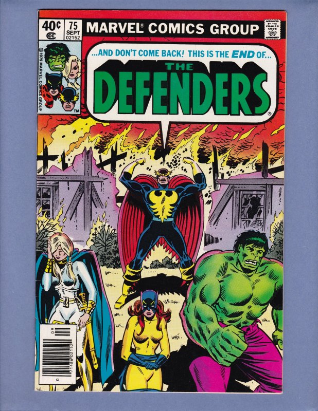 Defenders #75 VF Foolkiller Marvel 1979