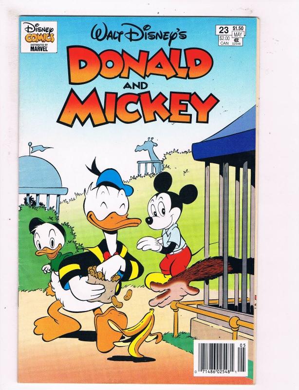 Donald And Mickey # 23 Marvel/Walt Disney Comic Books Goofy Duck Tales WOW! SW11