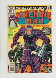 Machine Man #1 - Jack Kirby Story & Art - (Grade 7.5) 1978