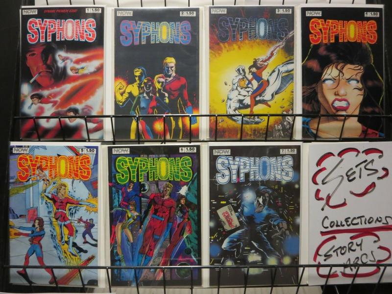 SYPHONS (1986 N) 1-7  Allen Curtis  COMPLETE! COMICS BOOK