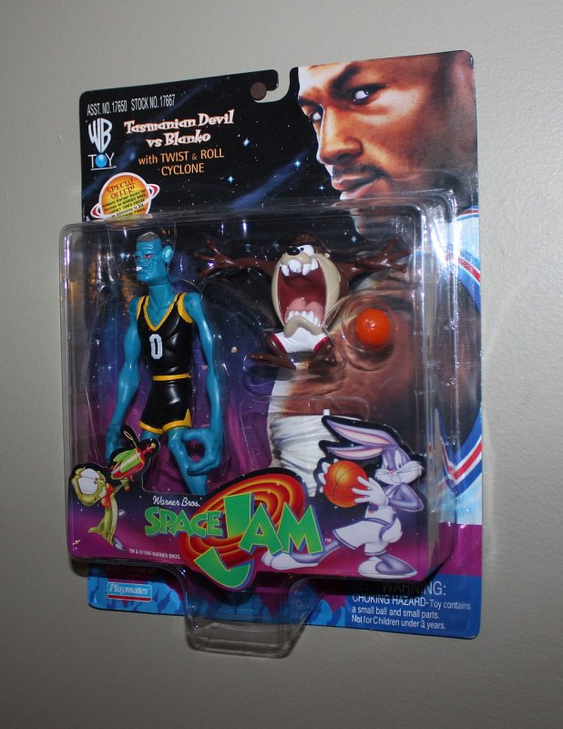 Michael Jordan Space Jam: Tasmanian Devil & Blanko Figure MOC  1996