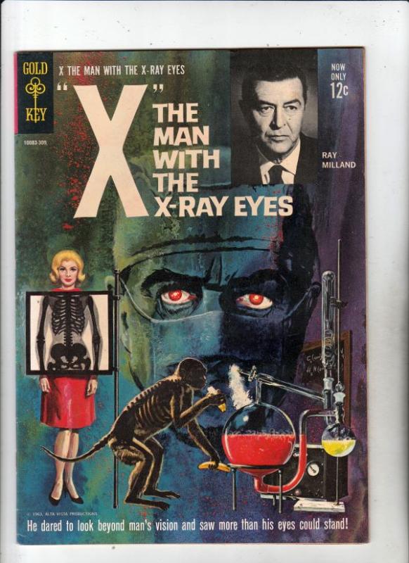Movie Comics The Man With The X-Ray Eyes #10083-309 (Sep-63) VF High-Grade X,...