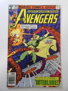 The Avengers #194 (1980) VG Condition moisture stain
