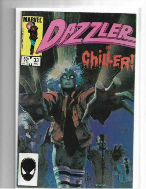 DAZZLER #33 Comics Sienkiewicz Cover Art Michael Jackson Thriller VF