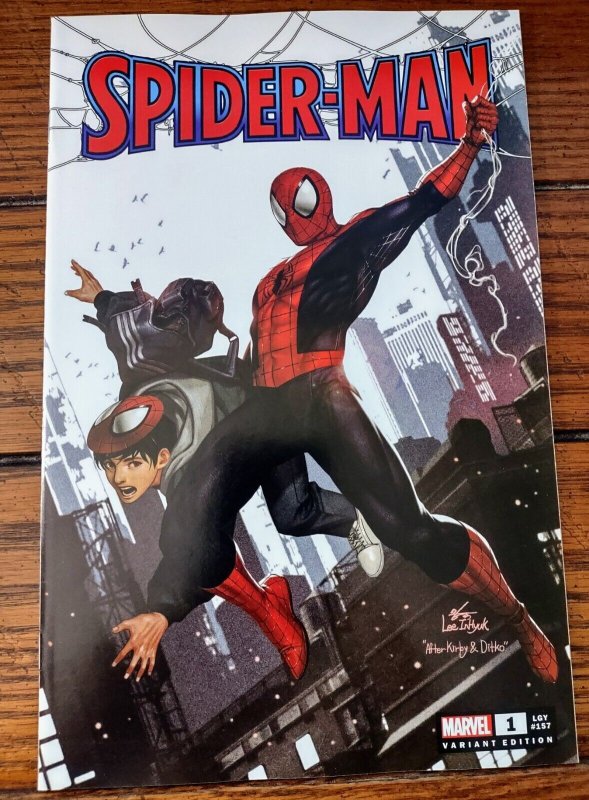 SPIDER-MAN #1 INHYUK LEE 616 Trade Dress Variant Amazing Fantasy #15 H –  The 616 Comics