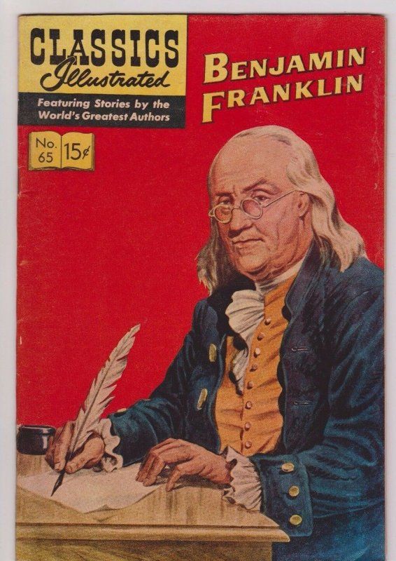 CLASSICS ILLUSTRATED #65 BENJAMIN FRANKLIN - FINE