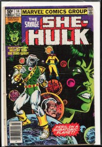 The Savage She-Hulk #14 Newsstand Edition (1981) She-Hulk