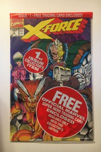 X-FORCE 1 MARVEL COMIC SEALED W/CARD ROB LIEFELD FABIAN NICIEZA 1991 NM