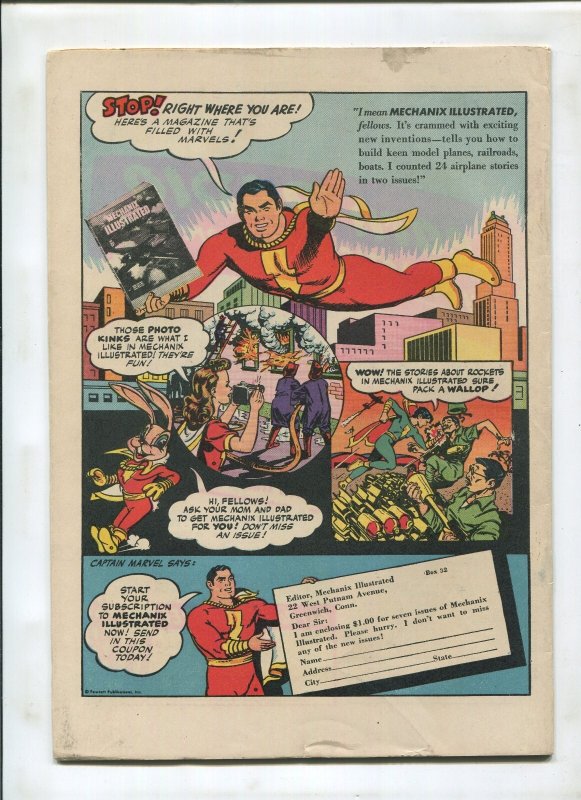 CAPTAIN MARVEL #51 (8.0) CAPTAIN MARVEL GOES WESTERN!