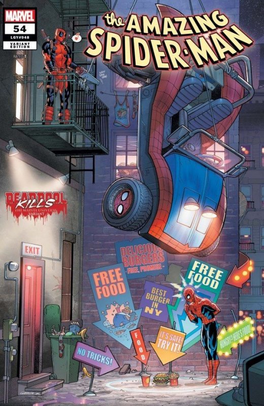 The Amazing Spider-Man #54 Deadpool Kills The Marvel Universe Variant (2024)