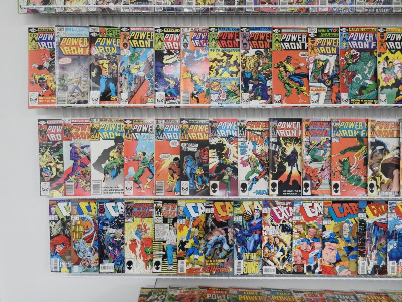 Huge Lot 180+ W/ Powerman, Wolverine, Cable+ Avg Fine/VF See Desc!