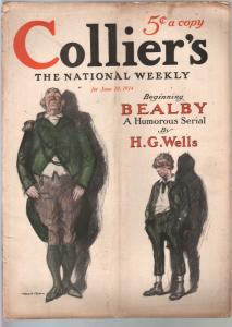 Collier's 6/20/1914-HG Wells serial--Overland cars-Brinkerhoff-Studebaker-VG