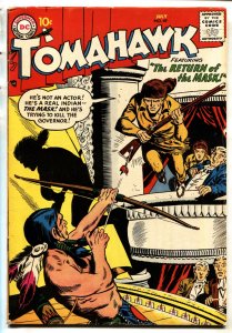 TOMAHAWK #49 1957- DC WESTERN - RETURN OF THE MASK- SILVER AGE
