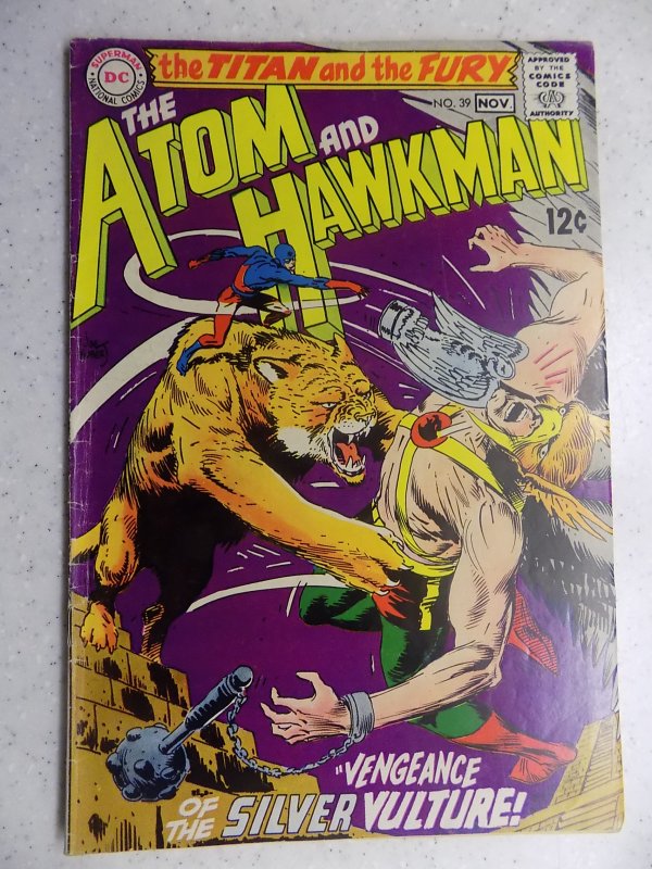 ATOM AND HAWKMAN # 39 DC JOE KUBERT ART