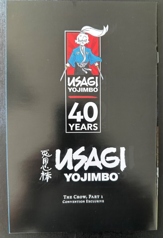 USAGI YOJIMBO THE CROW #1 Red Spot Foil Cvr Signed Mitsuhiro Arita & Stan Sakai